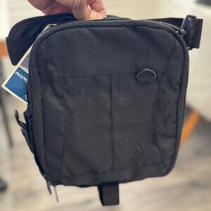 New Black Accessory Pouch w/Straps by Outdoor Products (9.5in H x 7in W x 4in D)